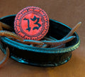 ‘13’ Red Embroidered Pin
